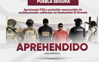 Cae presunto responsable de multihomicidio